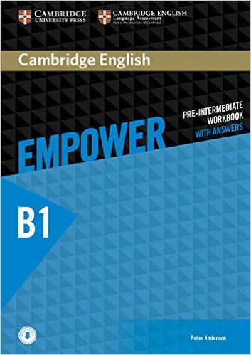 CAMBRIDGE ENGLISH EMPOWER PRE-INTERMEDIATE Workbook with answers + Downloadable Audio  