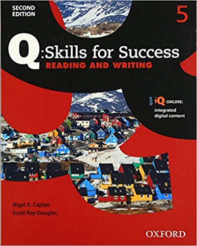 Q:SKILLS FOR SUCCESS 2nd ED READING AND WRITING 5 Student's Book+IQ Online