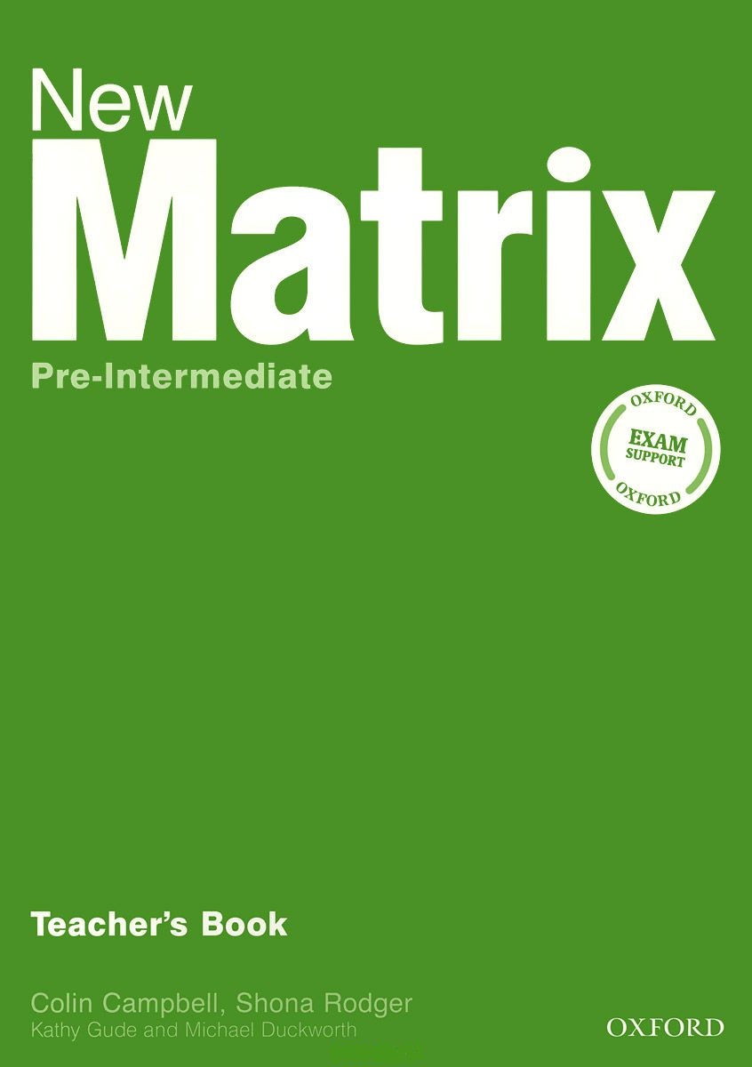 MATRIX NEW PRE-INTERMEDIATE Teacher's Book