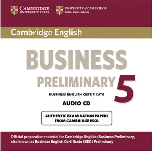 CAMBRIDGE BEC 5 PRELIMINARY  Audio CD