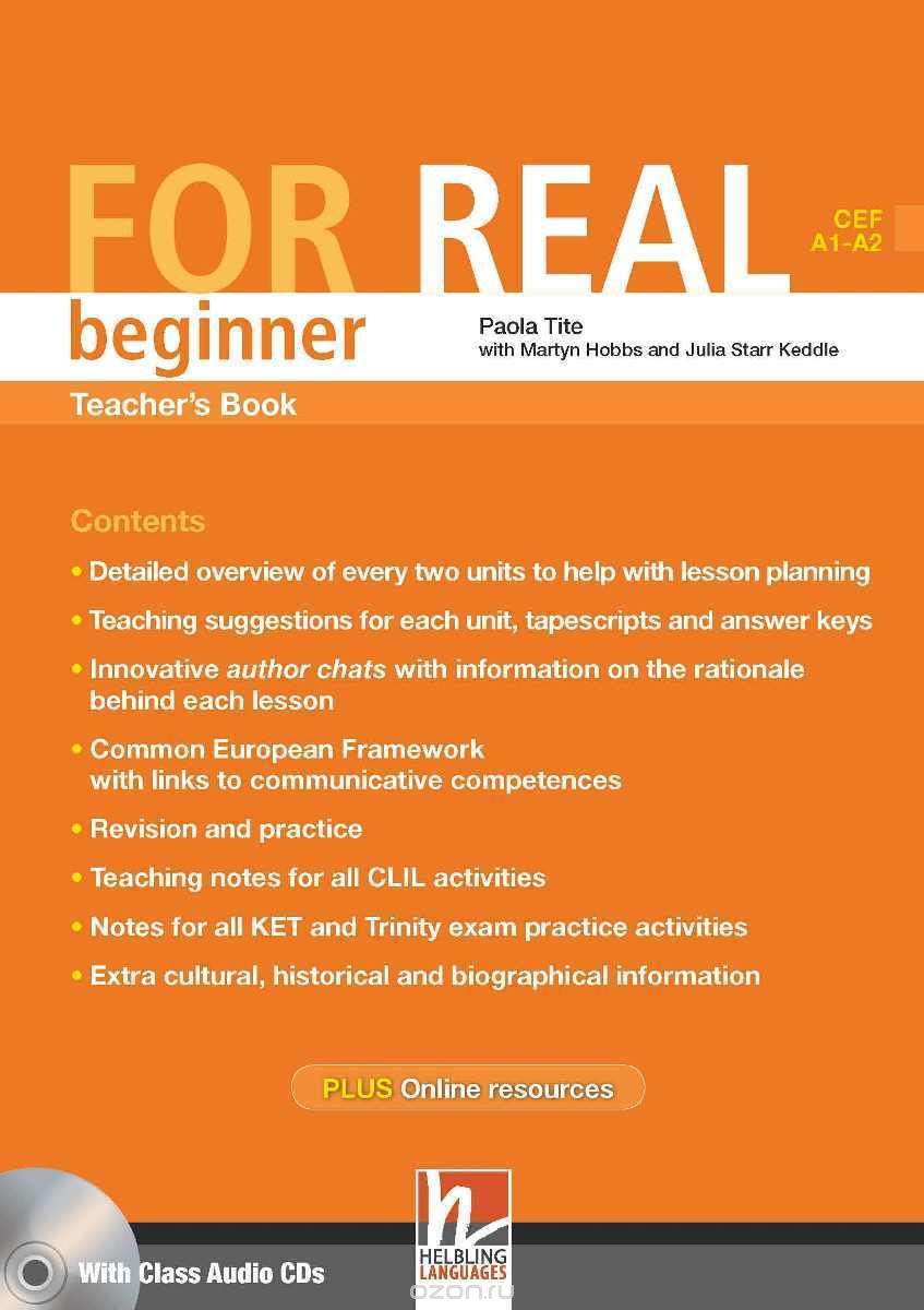 FOR REAL BEGINNER Teacher's Book + Class Audio CD + CD-ROM