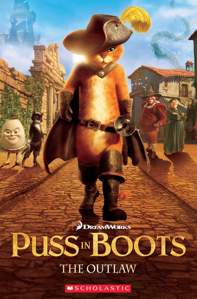 PUSS IN BOOTS: THE OUTLAW (POPCORN ELT READERS, LEVEL 2) Book + Audio CD