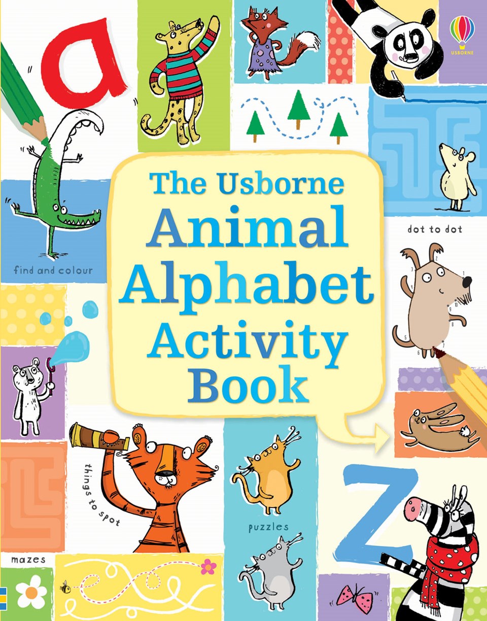 AB ABC 123 Animal Alphabet Activity Book