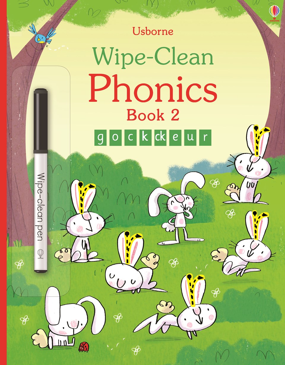 Phonics Wipe-Clean Phonics Book 2 PB + pen
