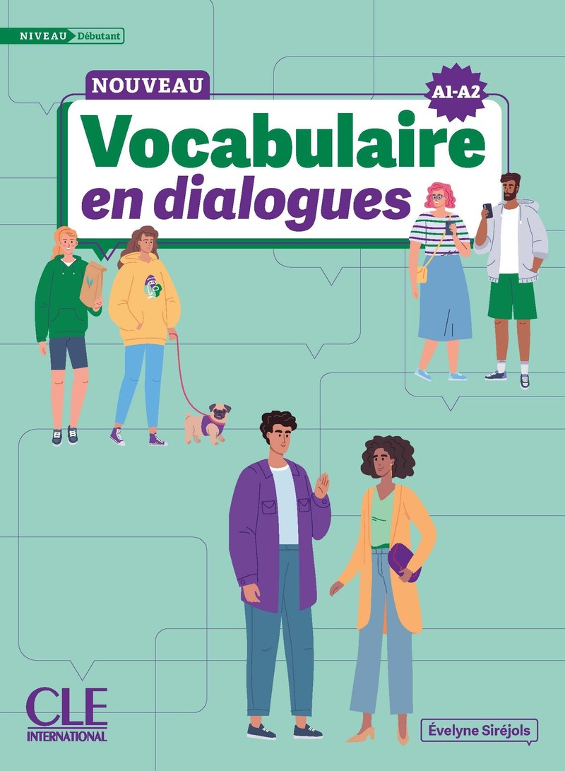VOCABULAIR EN DIALOGUES DEBUTANT A1-A2 (2024) Livre + audio online