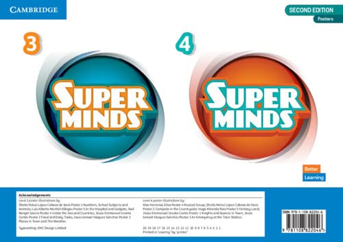 SUPER MINDS 2ND EDITION Level 3 - 4 Posters