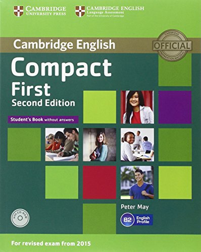 Compact First  2nd Ed Student's Book without answers + CD-ROM withTestbank