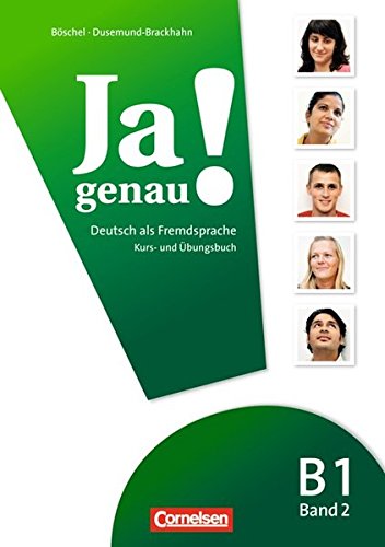 JA GENAU! B1: Band 2 Kurs- und Übungsbuch mit Lösungen und Audio-CD