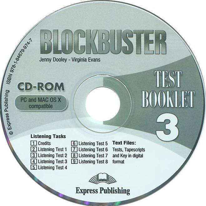 BLOCKBUSTER 3 Test Booklet CD-ROM