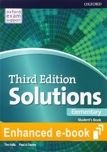 SOLUTIONS 3ED ELEM SB eBook Code