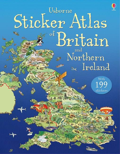 BRITAIN AND NOTHERN IRELAND Sticker atlas