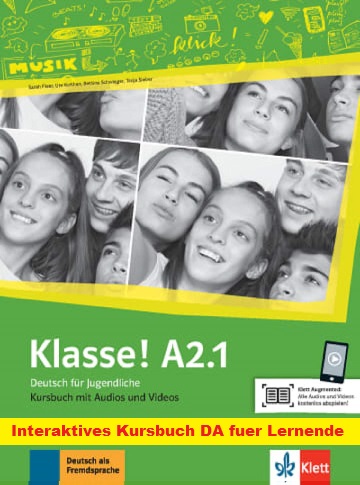 KLASSE! A2.1 Interaktives Kursbuch DA fuer Lernende
