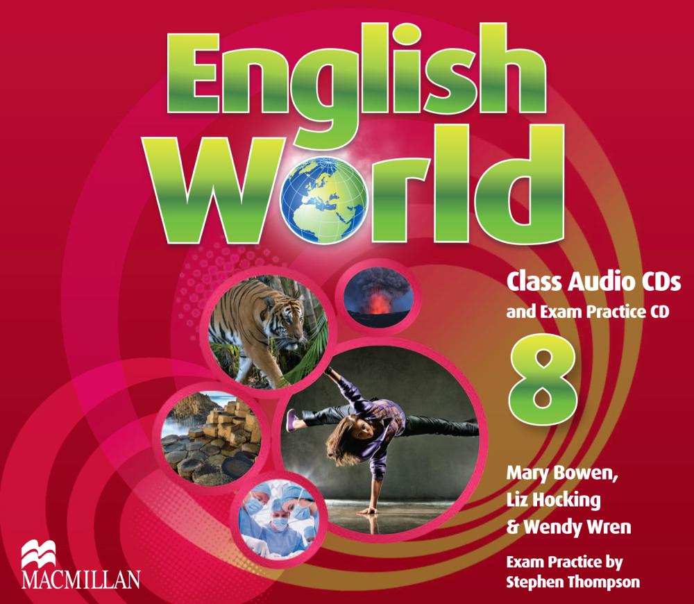 ENGLISH WORLD 8 Class Audio CDs + Exam Practice CD