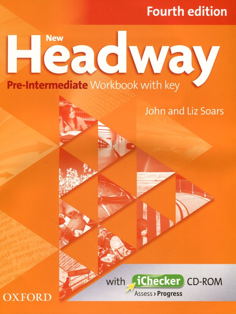 NEW HEADWAY PRE-INTERMEDIATE 4th ED Workbook with Key + iChecker