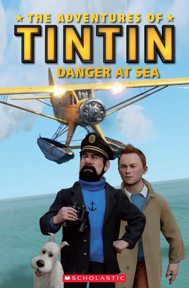 ADVENTURES OF TINTIN: DANGER AT SEA, THE (POPCORN ELT READERS, LEVEL 2) Book + Audio CD