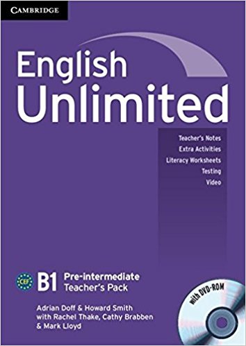 ENGLISH UNLIMITED PRE-INTERMEDIATE Teacher's Book  +DVD-ROM Pack