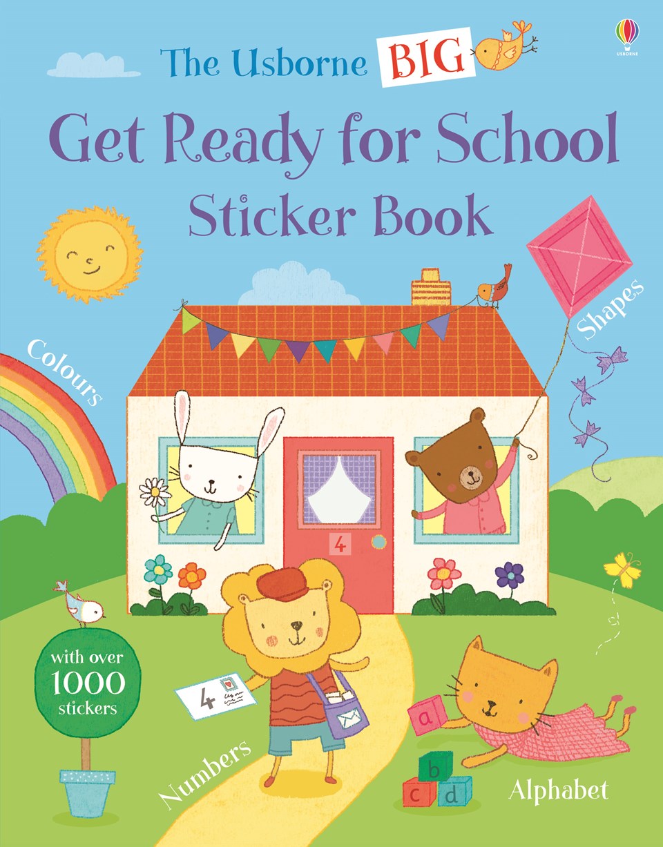 AB Get Ready for School Big Sticker Book (Alph, FN, Sh, Col)