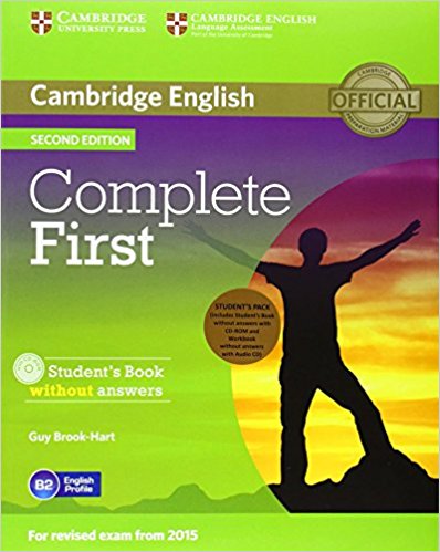 Complete First 2nd Ed Student's Pack (Student's Book without answers +CD-ROM .Workbook without answers+AudioCD)