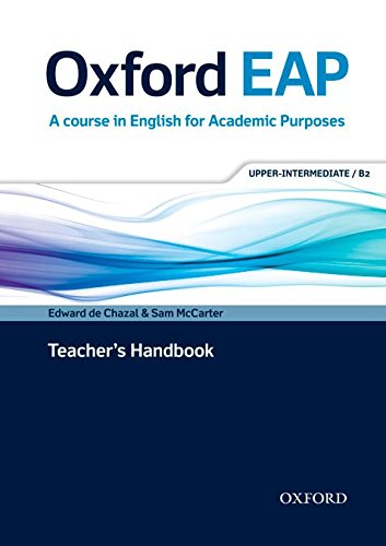 OXFORD EAP UPPER-INTERMEDIATE Teacher's Book + DVD + Audio CD