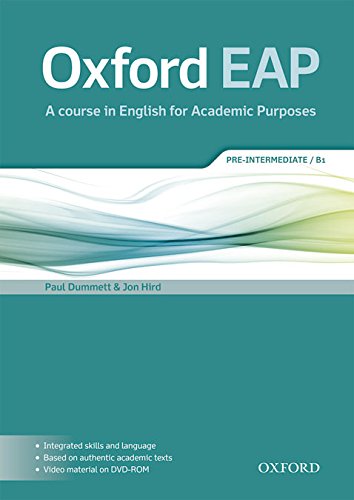 OXFORD EAP PRE-INTERMEDIATE Student's Book + DVD-ROM
