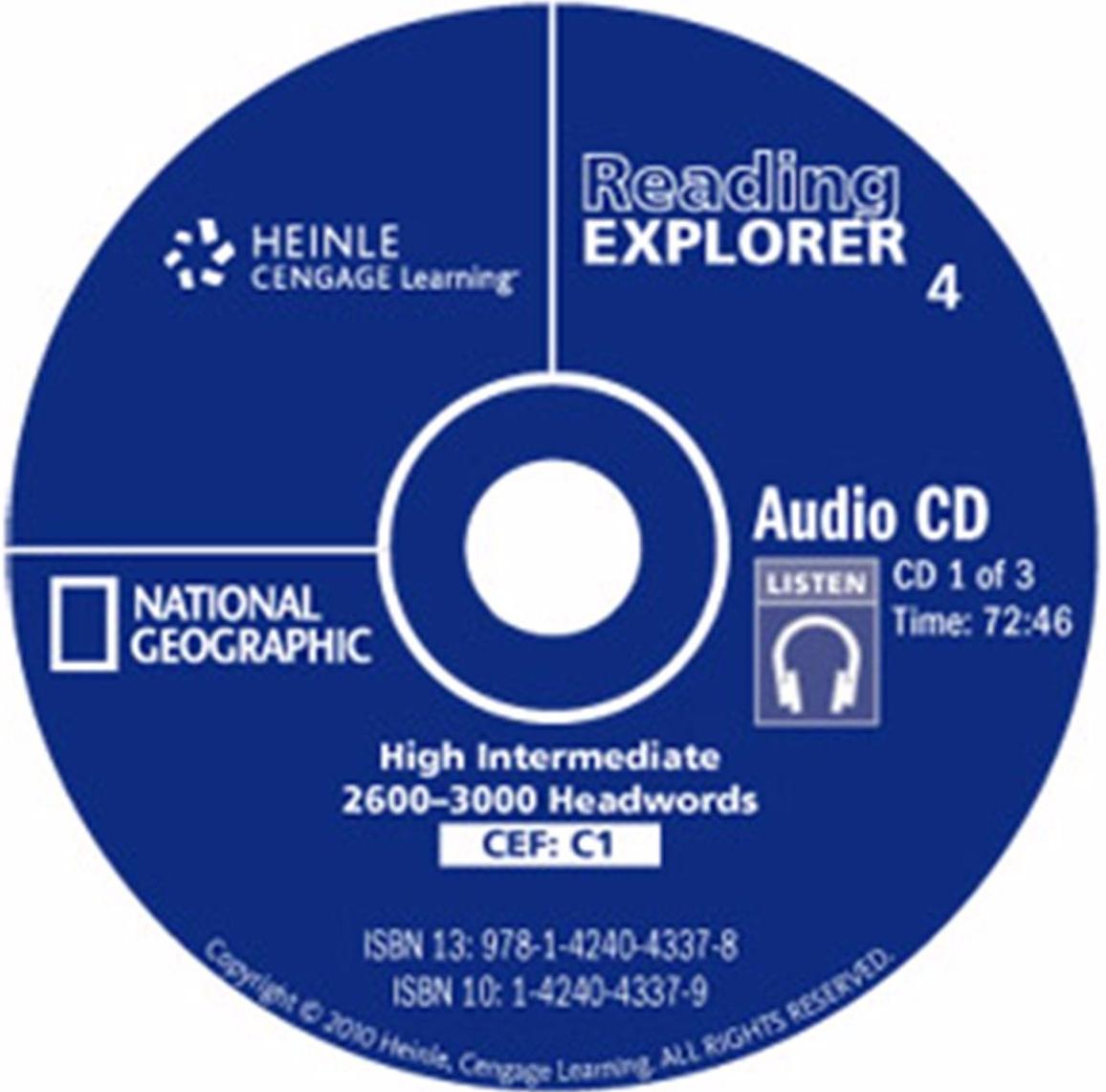 READING EXPLORER 4 Audio CD(x1)