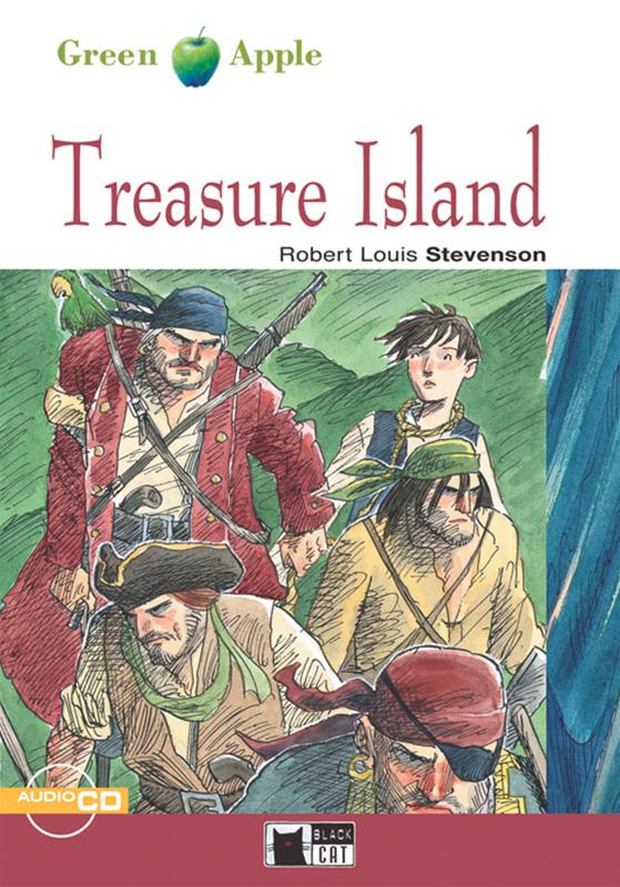 REASURE ISLAND (GREEN APPLE,STEP2, A2-B1) Book + AudioCD