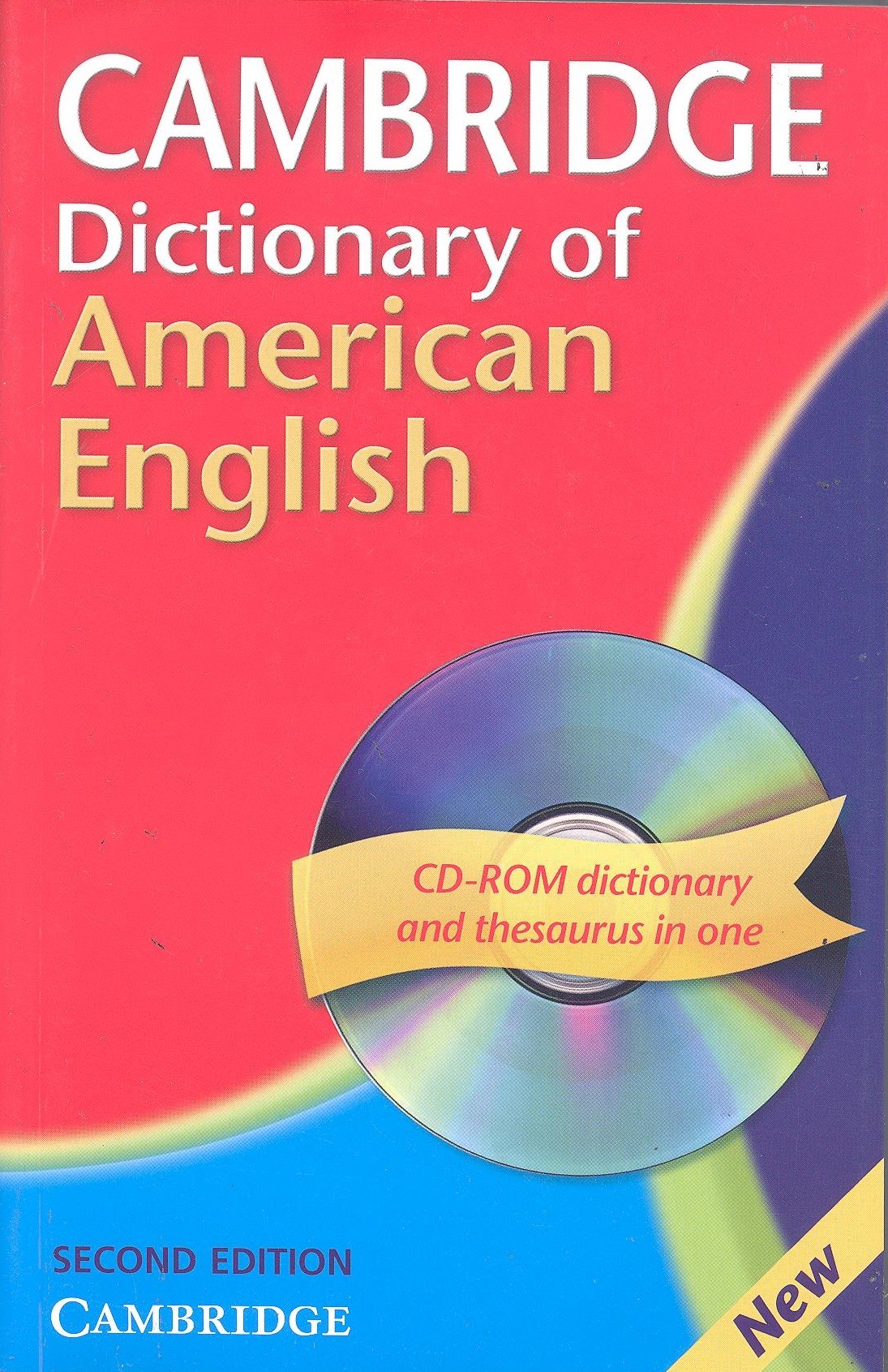CAMBRIDGE DICTIONARY OF AMERICAN ENGLISH 2nd ED + CD-ROM