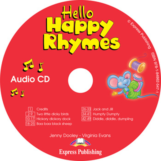 HELLO HAPPY RHYMES Audio CD