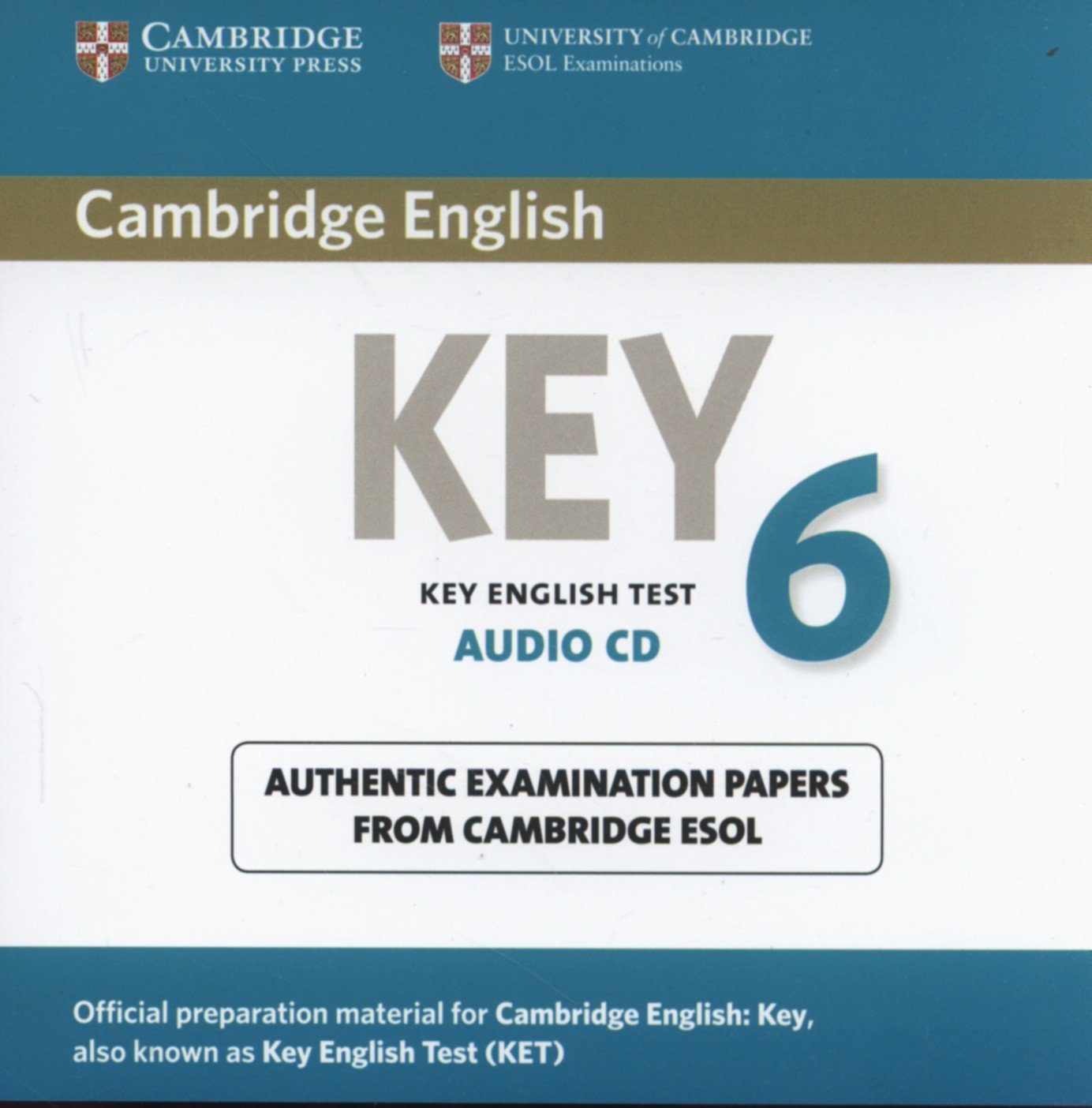CAMBRIDGE ENGLISH KEY 6 Audio CD