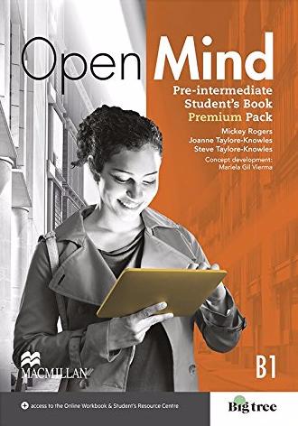 OPEN MIND PRE-INTERMEDIATE Student's Book Premium Pack 