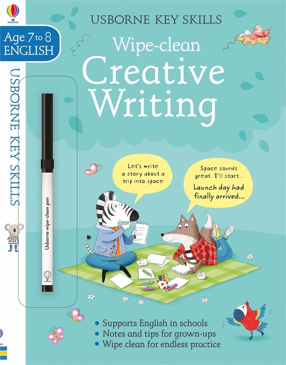 CREATIVE WRITING Wipe-clean Book + Pen
