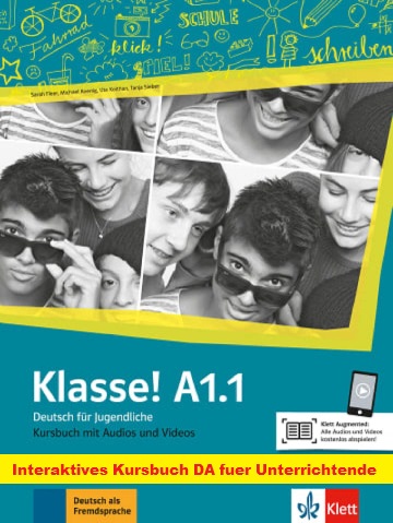 KLASSE! A1.1 Interaktives Kursbuch DA fuer Unterrichtende