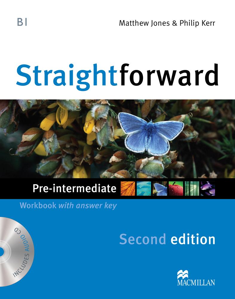 STRAIGHTFORWARD 2nd ED Pre-Intermediate Workbook with Key + Audio CD