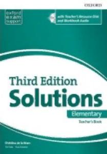 SOLUTIONS ELEMENTARY 3rd ED Teacher's Book  + CD-ROM