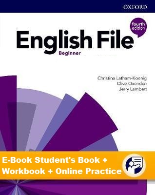 ENGLISH FILE BEGINNER 4th ED E-Book Student's Book + Workbook + Online Practice