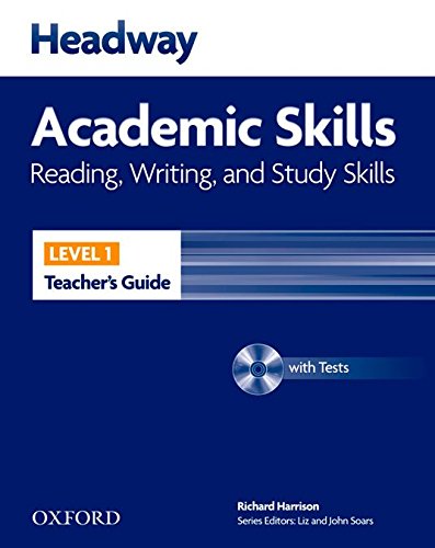 HEADWAY ACADEMIC SKILLS READING,WRITING, AND STUDY SKILLS LEVEL 1  Teacher's Guide with Tests CD-ROM