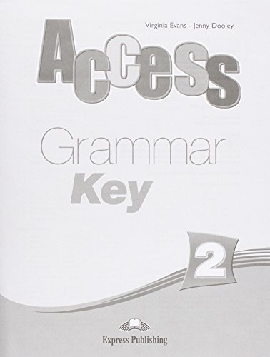 ACCESS 2 Grammar Book Key