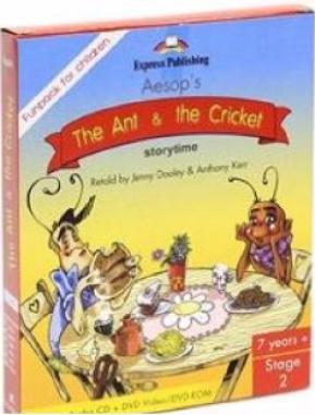 ANT AND THE CRICKET, THE (STORYTIME, STAGE 2) Book + DVD + Audio CD