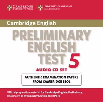 Cambridge PET 5  Audio CDs (2) лицензионные