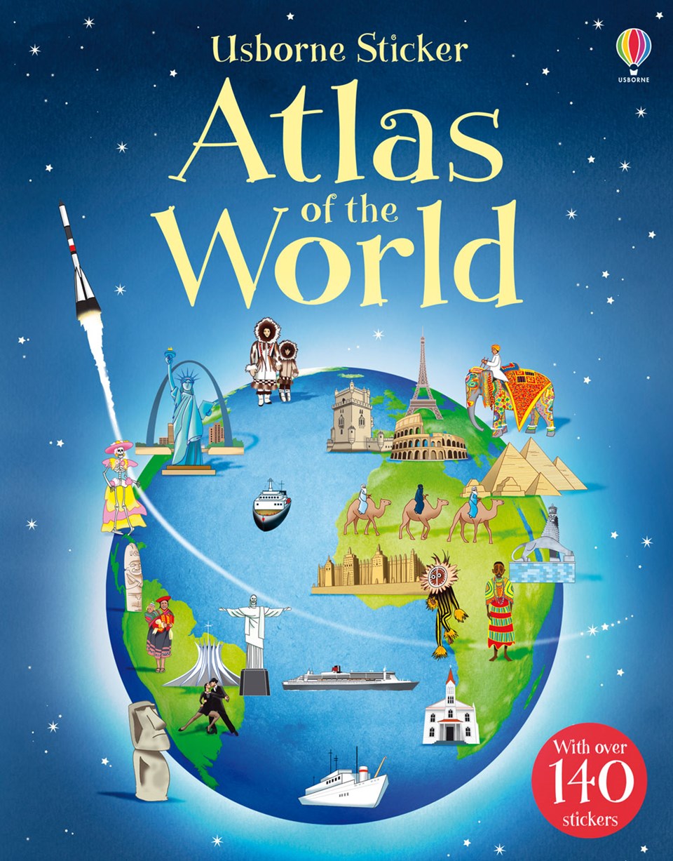 ATLAS OF THE WORLD Sticker Atlas 