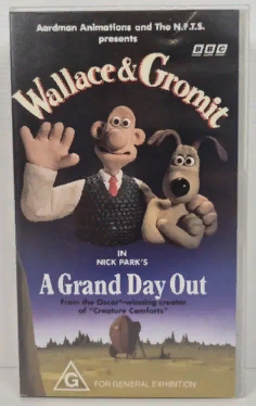 WALLACE & GROMIT IN A GRAND DAY OUT VHS PAL      