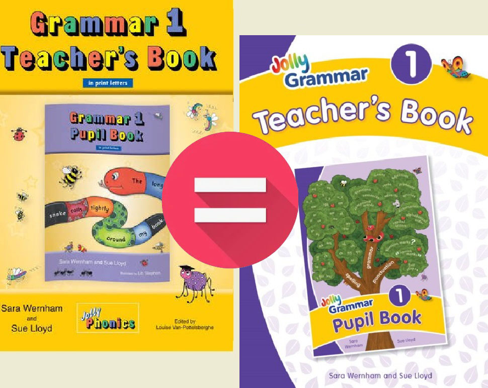 JOLLY GRAMMAR 1 Teacher`s Book (BE) print letters ДВА ВАРИАНТА ОБЛОЖКИ !!!