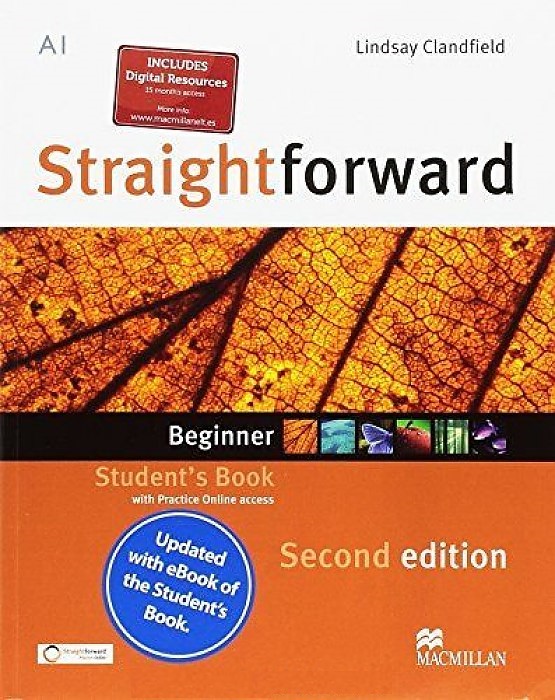 STRAIGHTFORWARD 2nd ED Beginner Student's Book with Practice Online access+eBook