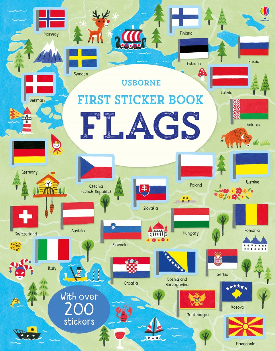 FLAGS First Sticker Book