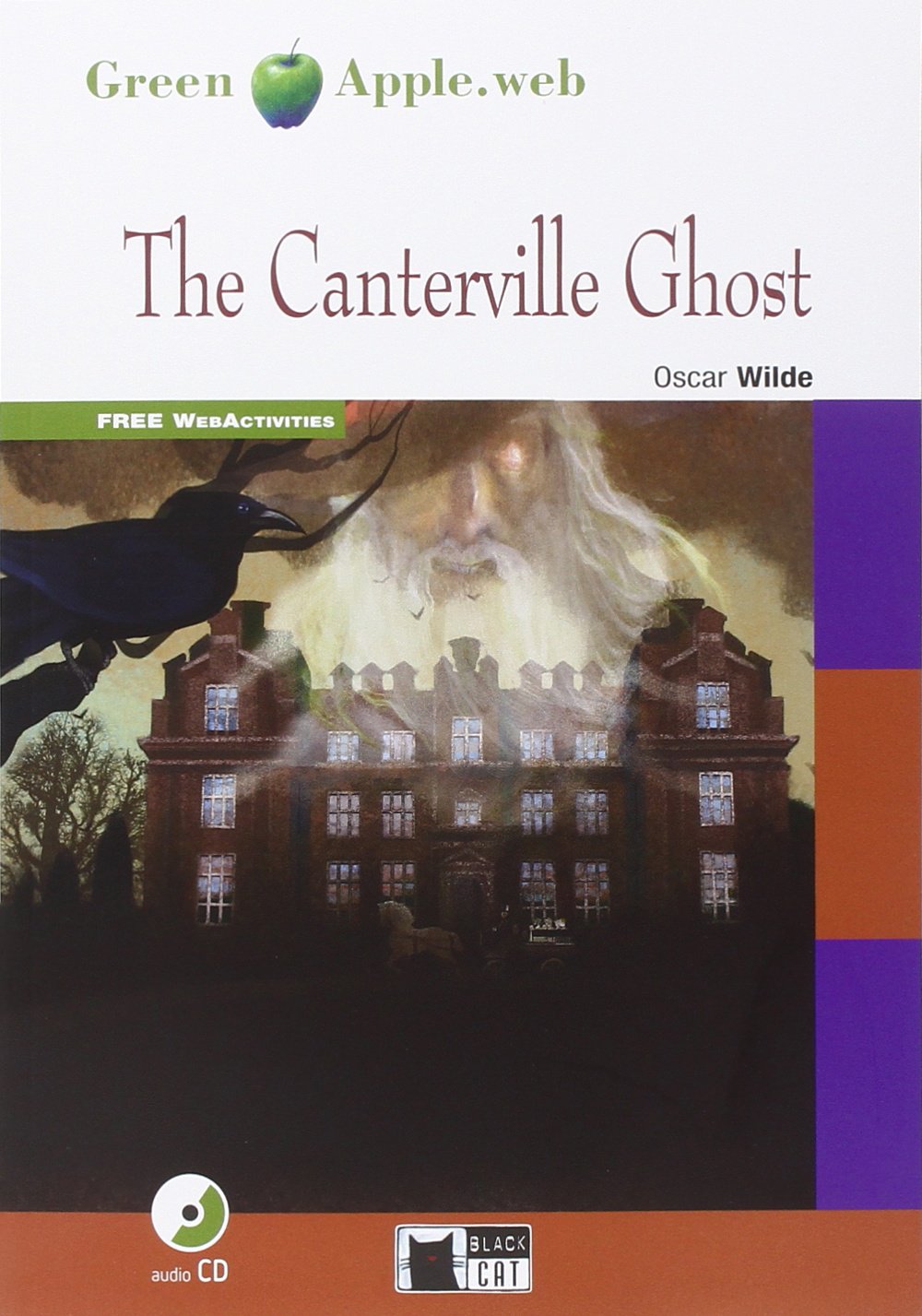 CANTERVILLE GHOST,THE (GREEN APPLE,STEP1 , A2) Book+AudioCD