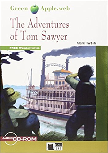 ADVENTURES OF TOM SAWYER,THE (GREEN APPLE,STEP1 A2) Book + AudioCD+CD-ROM