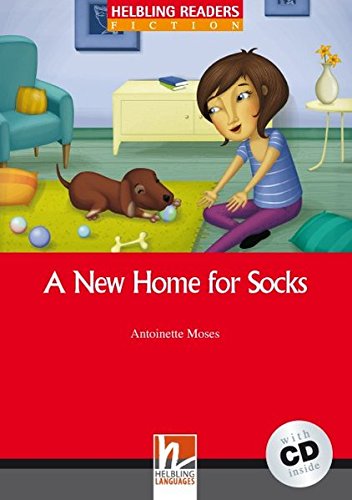 NEW HOME FOR SOCKS, A (HELBLING READERS RED, FICTION, LEVEL 1) Book + Audio CD