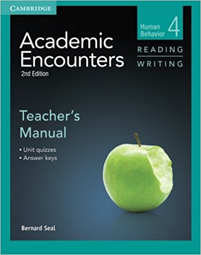ACADEMIC ECOUNTERS 2nd ED. HUMAN BEHAVIOUR. READING AND WRITING  Teacher's Manual