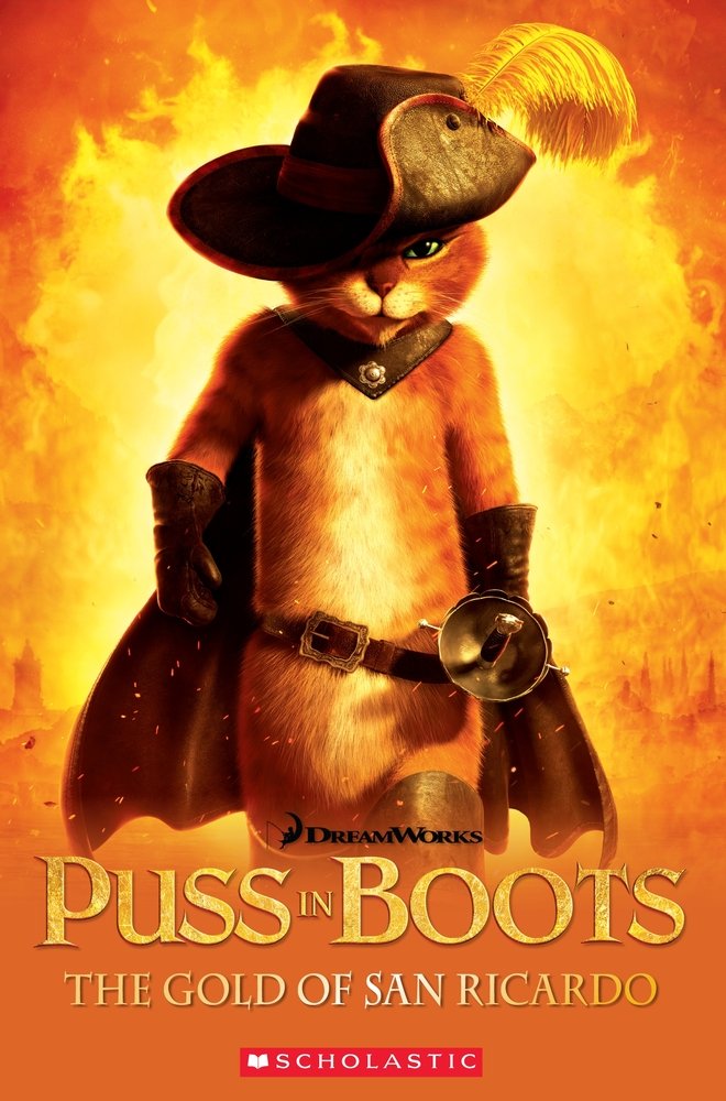 PUSS IN BOOTS: THE GOLD OF SAN RICARDO (POPCORN ELT READERS, LEVEL 3) Book + Audio CD