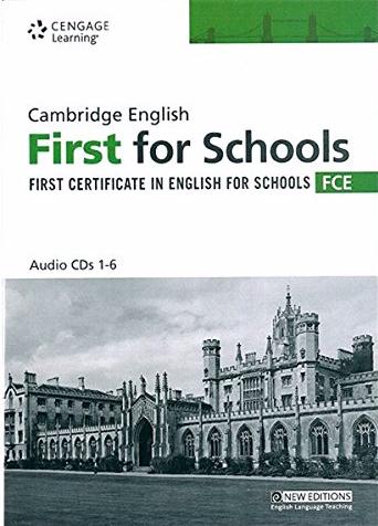 CAMBRIDGE FIRST FOR SCHOOLS Practice Tests Audio CD (x6)
